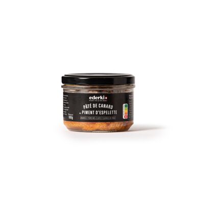 Paté de pato con pimiento de Espelette