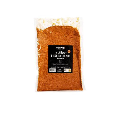 Piment d'Espelette AOP en poudre 250g