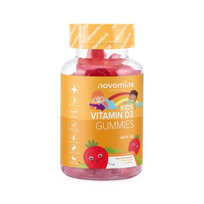 Vitamin-D-Gummies für Kinder – 3-Monats-Vorrat