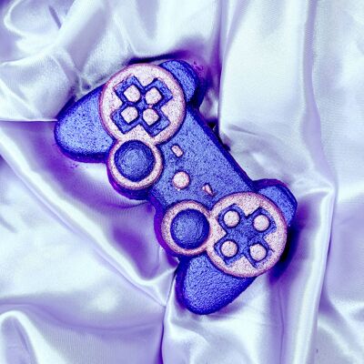 PlayS Controller Bath Bomb, Coco Mango / Purple & Pink (x5)