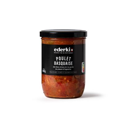 Poulet sauce basquaise aux deux olives et piment d'Espelette 800g