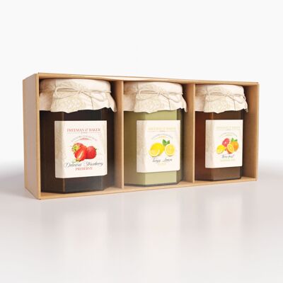 Freeman & Baker - Country Collection - 3x Mini Preserves Gift Pack (338g)