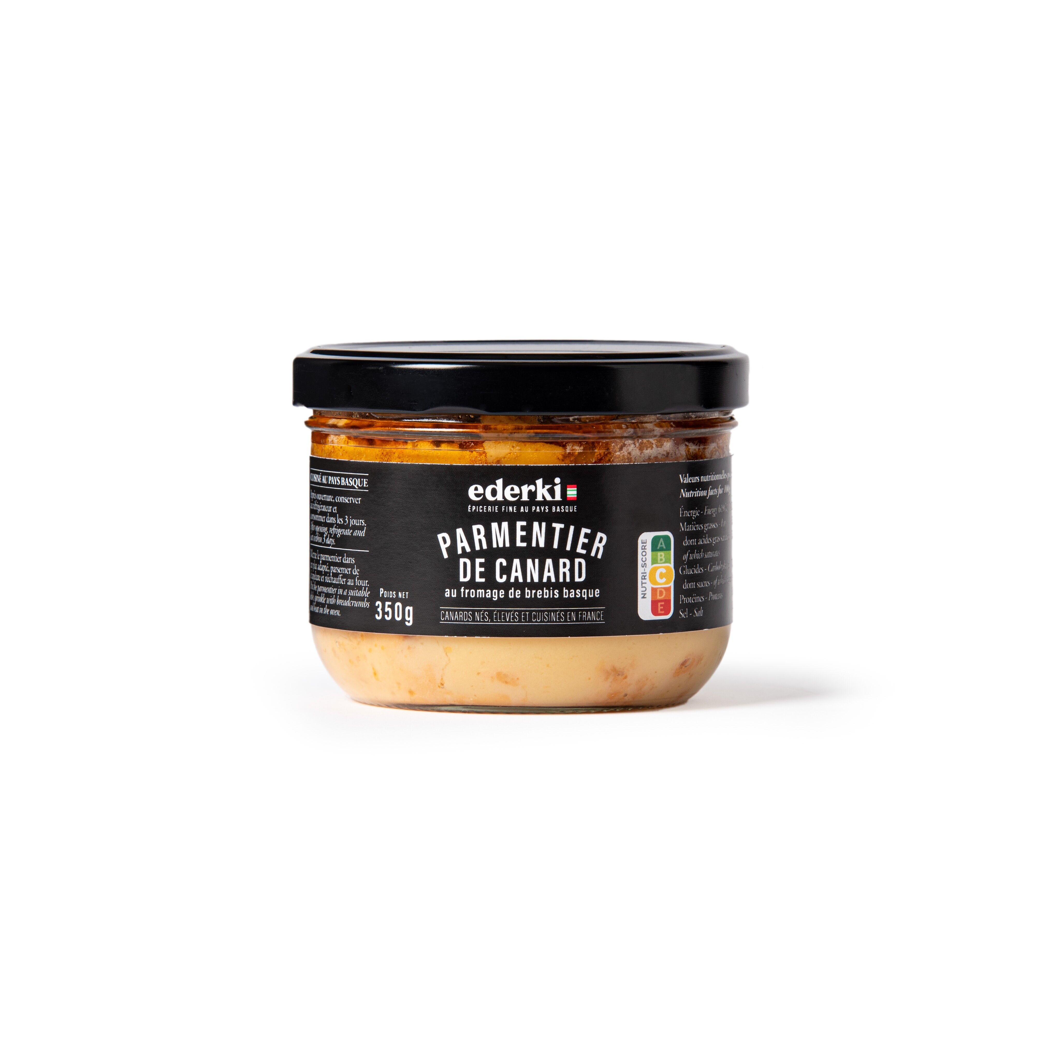 Parmentier d'anatra con formaggio di pecora