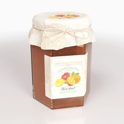 Freeman & Baker - Country Collection - Three Fruit Marmalade, Mini Jar (114g)