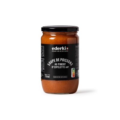 Soupe de poisson au piment d'Espelette