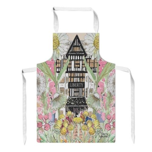 Adult Kitchen Apron - Liberty In Full Bloom