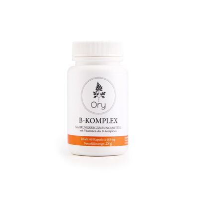 Complejo de vitamina B Ory | 60 cápsulas