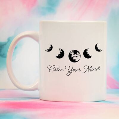 Calmez votre esprit tasse de phases de lune