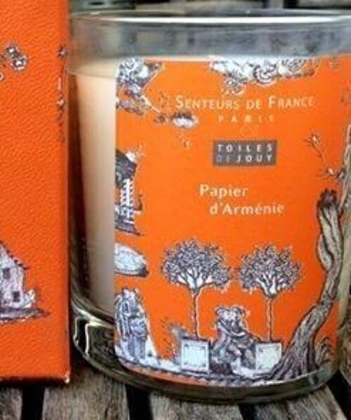 Bougie parfumée Toiles de Jouy ambre sans coffret