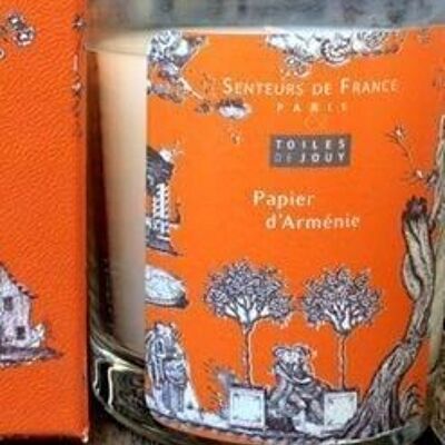Scented candle Toiles de Jouy amber without box