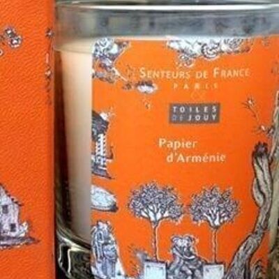 Scented candle Toiles de Jouy amber without box