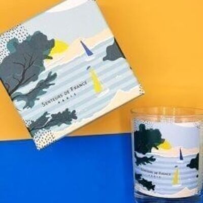 Sea spray scented candle