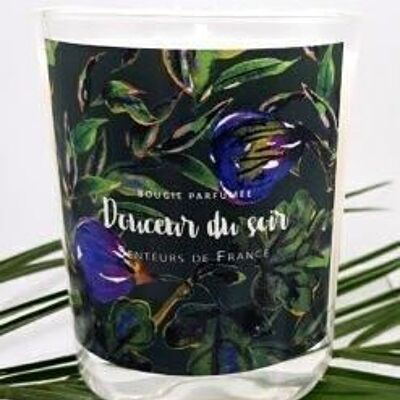 “Douceur du Soir” fig floral scented candle without box