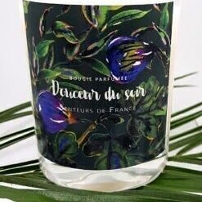 “Douceur du Soir” fig floral scented candle without box