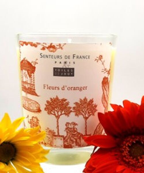 Bougie parfumée Toiles de Jouy fleur d’oranger