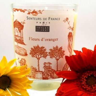 Toiles de Jouy scented candle orange blossom