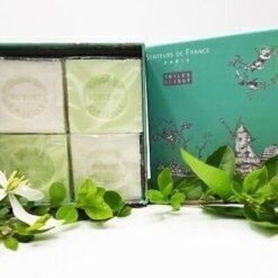 Verbena and lily of the valley soap box