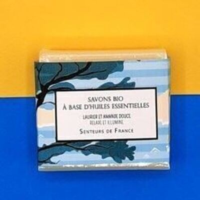 organic sweet almond soap “sea”