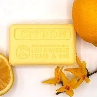 Lemon donkey milk soap