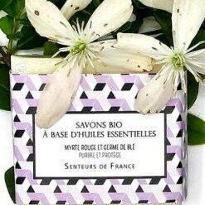 Savonnette bio huile essentielle de myrte