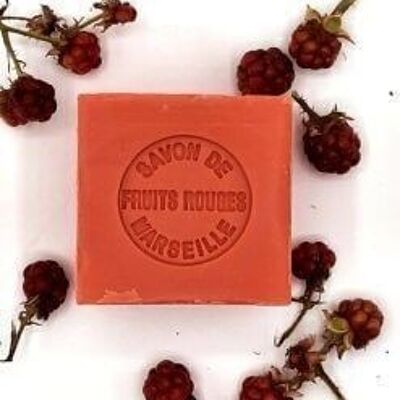 Marseille red fruit soap