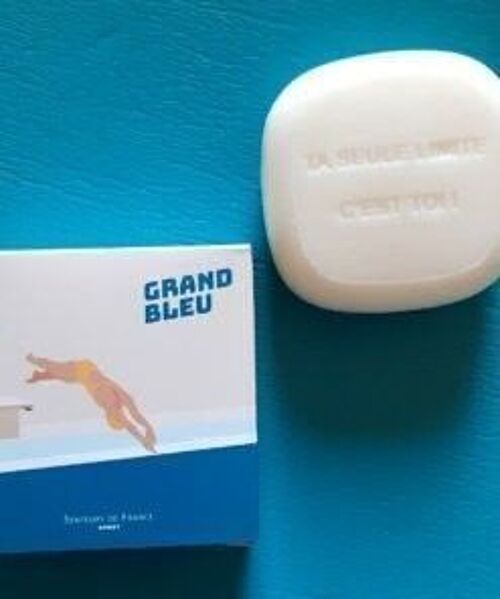 Savonnette parfum iodé “Grand Bleu”