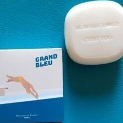 Savonnette parfum iodé “Grand Bleu”