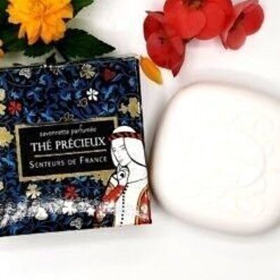 Soap scented with precious “damoiselle” tea