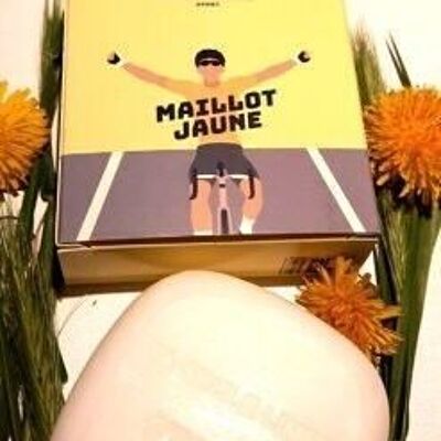 “Maillot Jaune” scented soap with wildflowers