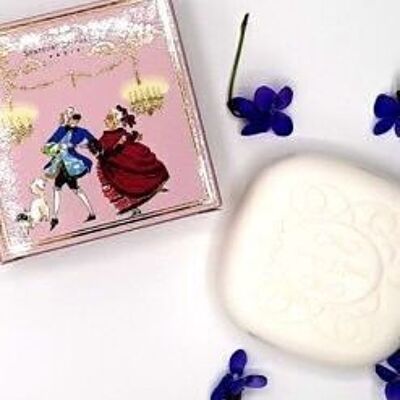 Violet scented soap “masked ball”