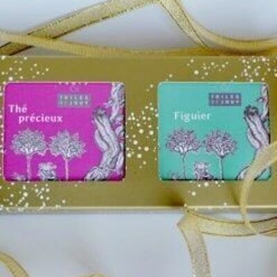 Precious tea and fig scented soaps