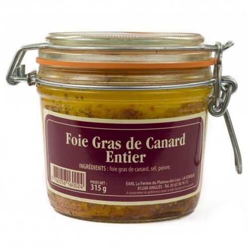 Verrine de foie gras entier 315g