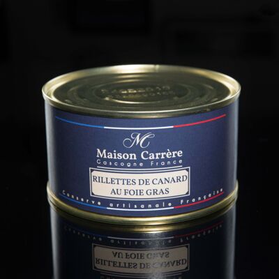 RILLETTES DE CANARD AU FOIE GRAS (boîte métal) - 190 G | REF 201659