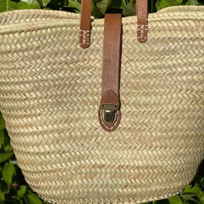 Basket 10 rounds with satchel closure