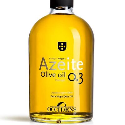 Occidens - 0.3 Huile d'Olive Extra Vierge Biologique - Bouteille en verre 240ml