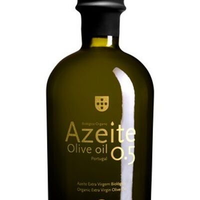 Occidens - 0.5 Huile d'olive extra vierge biologique - Bouteille en verre de 240 ml