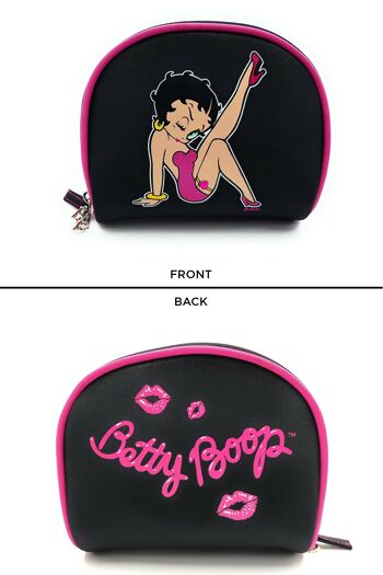 Étui à cosmétiques de luxe Betty Boop Stepping Out avec breloque zippée 2