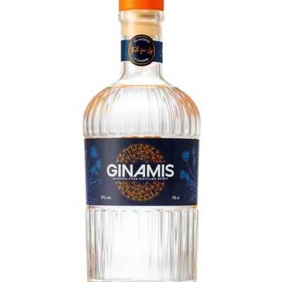 Ginebra sin alcohol, GINAMIS 0,70l con tónica gratis