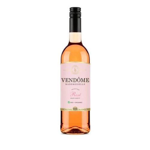 Alcohol-free Rosé, organic & vegan, Vendôme 0.75l
