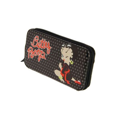 Betty Boop lange Geldbörse mit Polka Dots