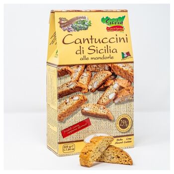 Cantuccini aux amandes siciliennes boîte 200g 1
