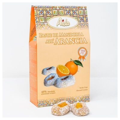 Almond paste with Orange, 200g box