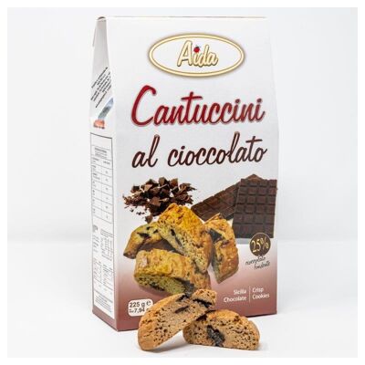 Cantuccini aux Amandes de Sicile & Chocolat boîte 200g
