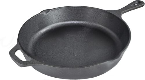 Airel Iron Pan | Round Cast Iron Frying Pan | Round Frying Pan | Heavy Duty Frying Pans | 26 cm Diameter