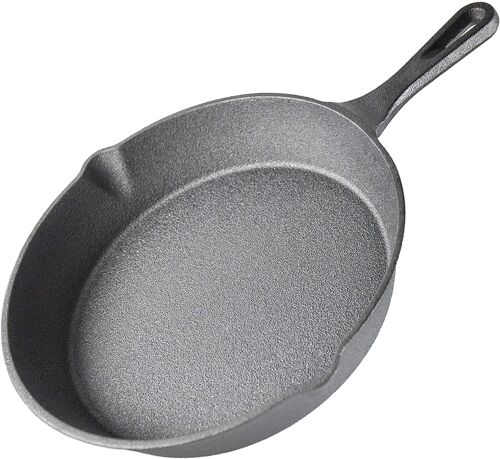 Airel Round Cast Iron Frying Pan | Round Pan | High Performance Pans | Pots Diameter | Iron Cookware | Size 24.5 cm