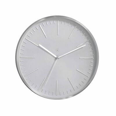 Sompex clocks dakota geräuschlose wanduhr ø30cm weiss