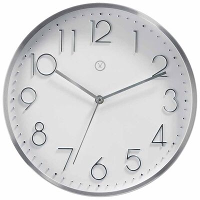 Sompex clocks virginia geräuschlose wanduhr ø30cm weiss