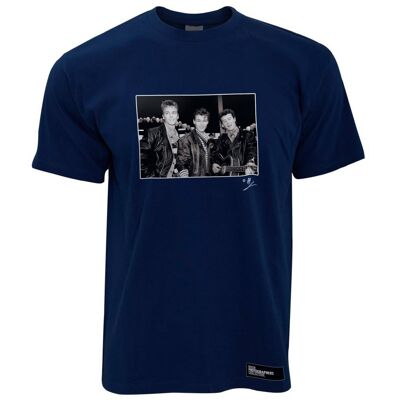A-ha, retrato de la banda, 1988, AP Camiseta para hombre, azul marino