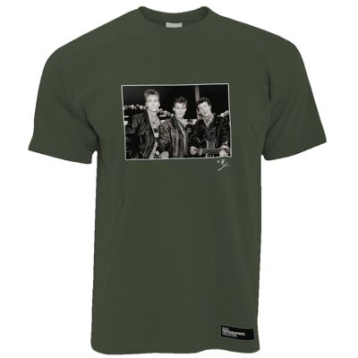 A-ha, retrato de la banda, 1988, AP Camiseta para hombre, verde