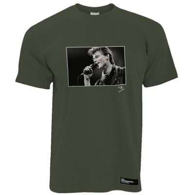 A-ha, Morten Harket, live, 1988, AP Herren-T-Shirt, Grün